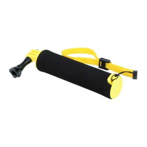 Caruba úszó markolat GoPro csatlakozással - Floating Handgrip - fekete és citrom (FB-8)