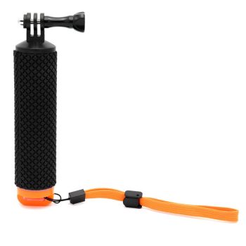   Caruba párnázott úszó markolat GoPro csatlakozással - Padded Floating Handgrip - fekete és narancs (FB-6)