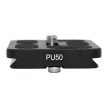 Caruba gyorscseretalp PU50B nyakpánt csatlakozással (tripod plate)