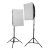 Caruba All-in-1 Youtuber Softbox Light Set (LED) - 8x25w teljesitmeny - 2 darab 50x70cm softbox (SLS-1)