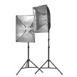 Caruba All-in-1 Youtuber Softbox Light Set (LED) - 8x25w teljesitmeny - 2 darab 50x70cm softbox (SLS-1)