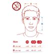 Caruba Full Face Dual Air sznorkel maszk kivehető légző csővel és akciókamera rögzítővel - rózsaszín (S/M méret) (SM-A6)
