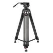 Caruba Videostar 180 pro video állvány + fluid videofej
