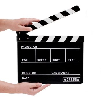 Caruba profi filmes csapó tábla - fekete (kréta)