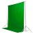 Caruba Chroma Key Green pamut háttér 3x6m, zöld