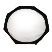 Caruba beauty dish 80 cm, fehér - összecsukható 
