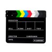 Caruba profi filmes csapó tábla - fekete/színes (whiteboard marker)