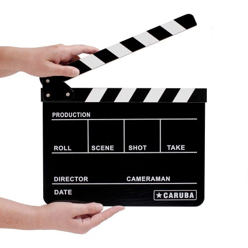Caruba profi filmes csapó tábla - fekete/fehér (whiteboard marker)