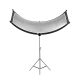 Caruba Curved Face Reflector Pro - 180cm x 65cm