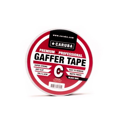 Caruba Gaffer Tape Nano Roll 7mx2.4cm, Fekete