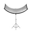Caruba Curved Face Reflector Pro KIT - 180cm x 65cm