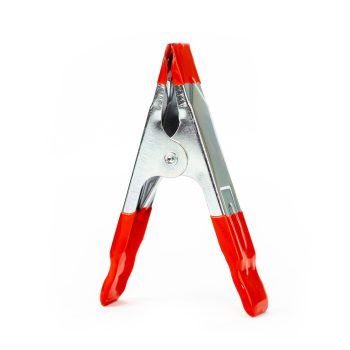 Caruba fém rugós csipesz 4" - piros (10 cm) (MSC-1R4)
