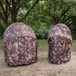 Caruba Camouflage lessátor 2 személyes - (2 darab beépített székkel)