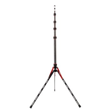   Caruba CLS-1C kompakt carbon lámpaállvány (fekete - piros)