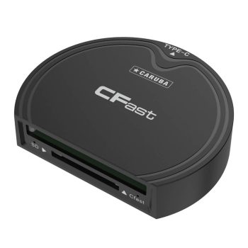   Caruba CFast + SD típusú memóriakártya olvasó USB 3.1 és USB-C csatlakozással
