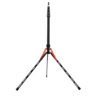   Caruba CLS-1A kompakt alumínium lámpaállvány (fekete - piros)