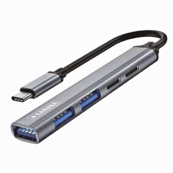   Caruba 5 az 1-ben portos USB-C hub asztroszürke - Space Grey (CUSB-6)