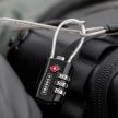 Caruba számzáras biztonsági lakat TSA (Cable-lock)