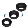 Caruba univerzális gumi napellenző - 3in1 (72mm)