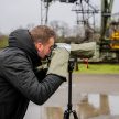 Caruba A2 esővédő huzat fényképezőgépekhez, betekintő ablakkal (Zöld)