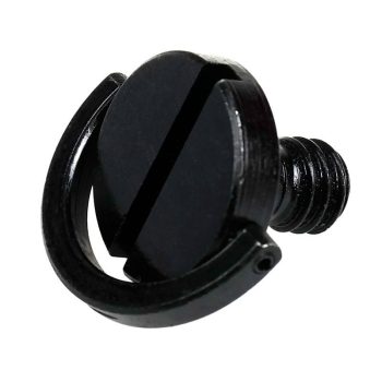   Caruba 1/4"-es cseretalp csavar D rögzítőgyűrűvel (fekete) (SC-5)